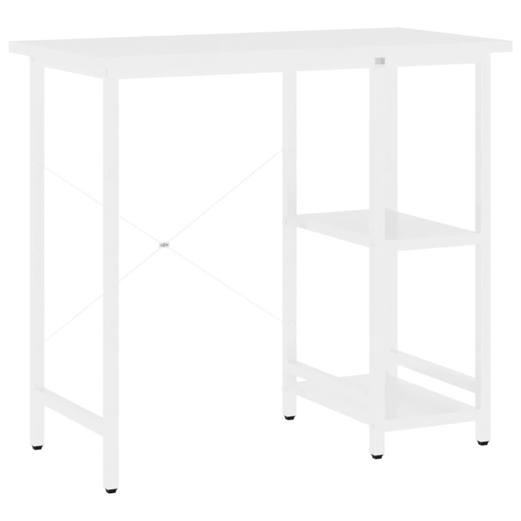 Escritorio Para Ordenador De Mdf Y Metal 80X40X72 Cm