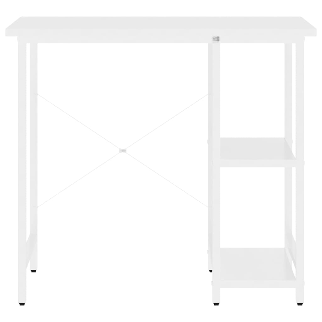 Escritorio Para Ordenador De Mdf Y Metal 80X40X72 Cm