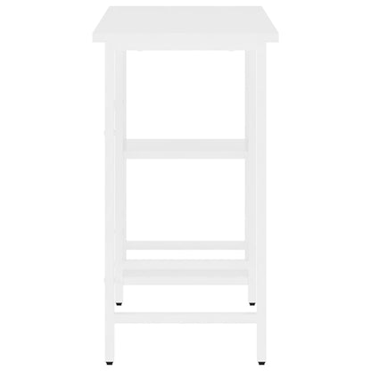 Escritorio Para Ordenador De Mdf Y Metal 80X40X72 Cm