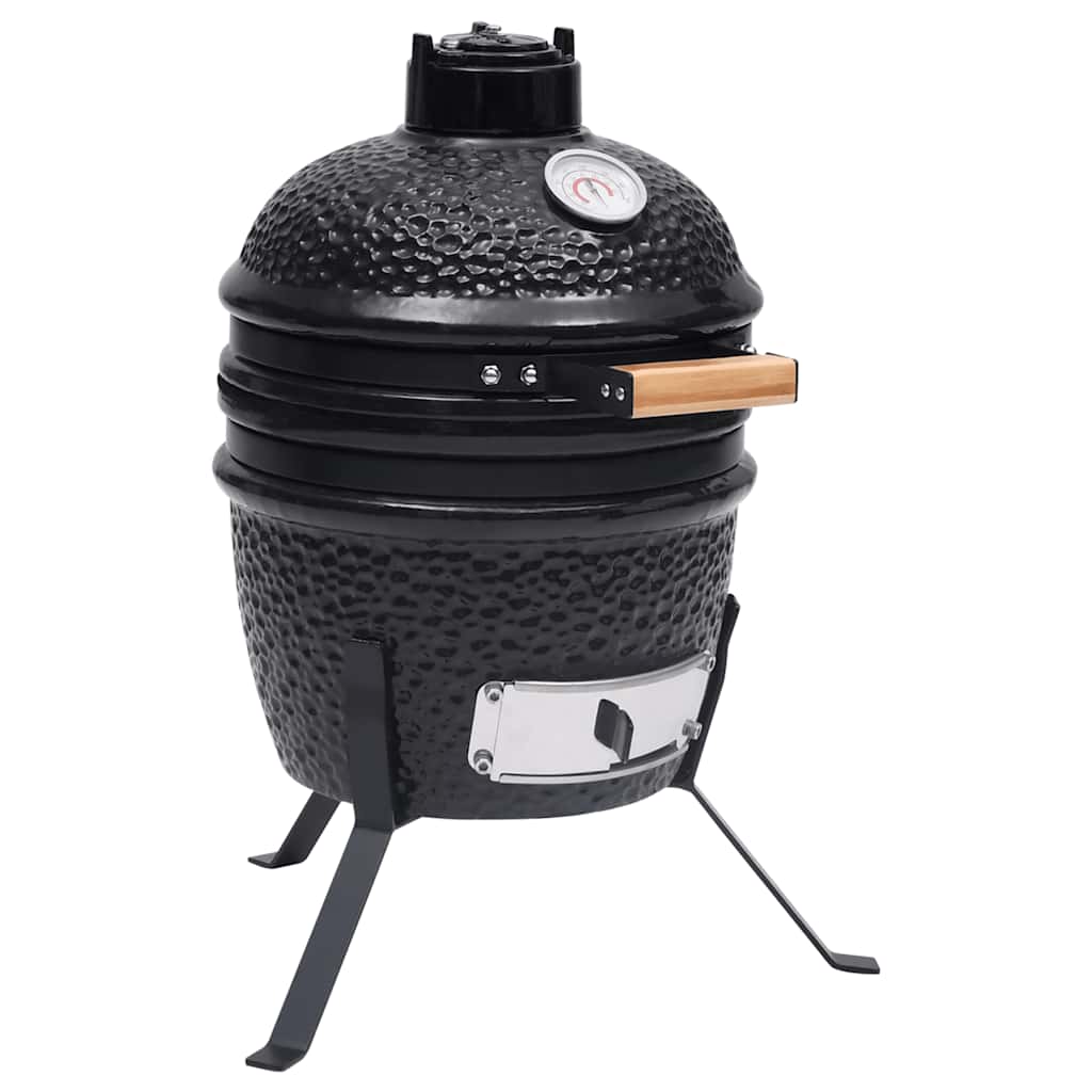 Barbacoa 2 En 1 Ahumadora Kamado De Cerámica 56 Cm