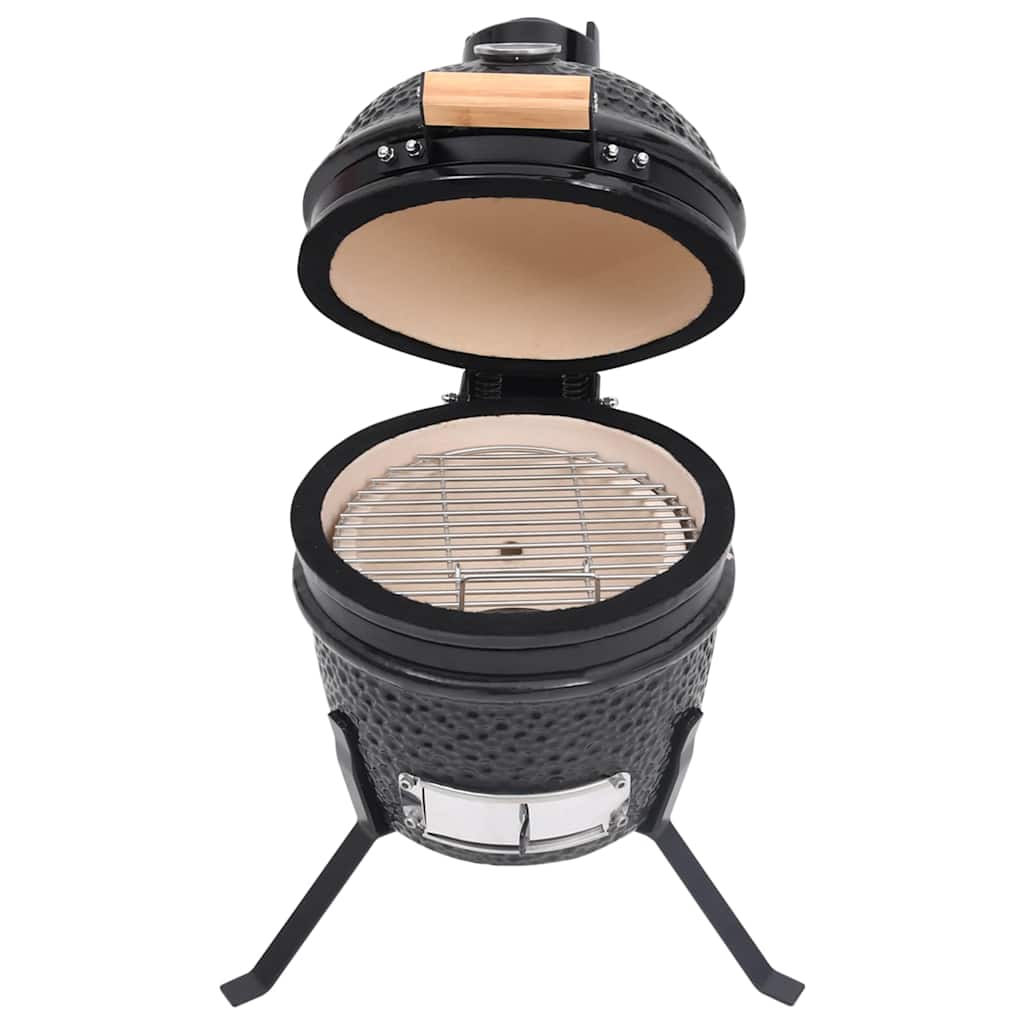 Barbacoa 2 En 1 Ahumadora Kamado De Cerámica 56 Cm