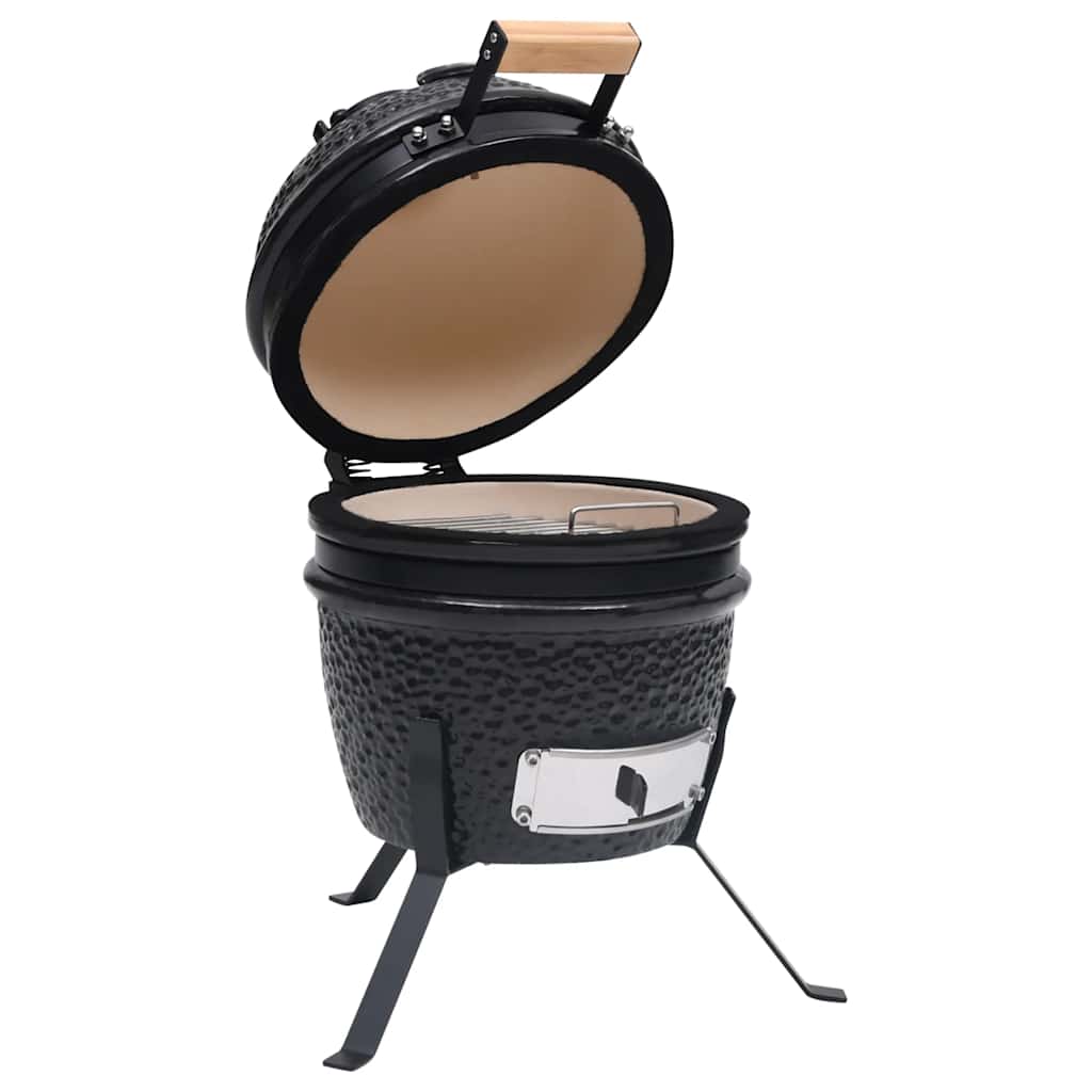 Barbacoa 2 En 1 Ahumadora Kamado De Cerámica 56 Cm
