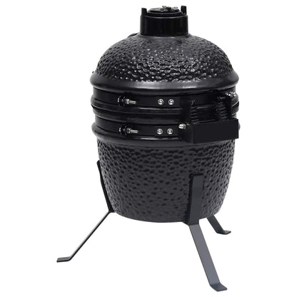 Barbacoa 2 En 1 Ahumadora Kamado De Cerámica 56 Cm