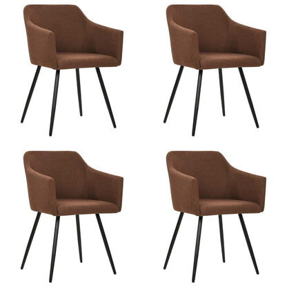 Sillas De Comedor 6 Unidades Tela