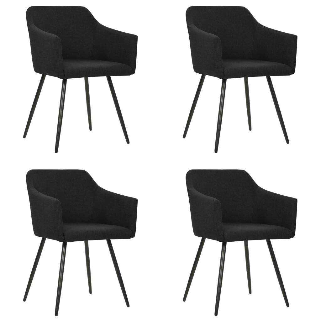 Sillas De Comedor 6 Unidades Tela