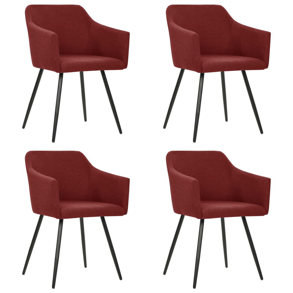 Sillas De Comedor 6 Unidades Tela