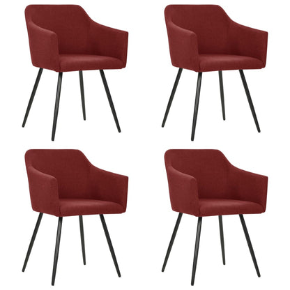 Sillas De Comedor 6 Unidades Tela