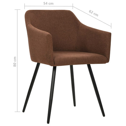 Sillas De Comedor 6 Unidades Tela