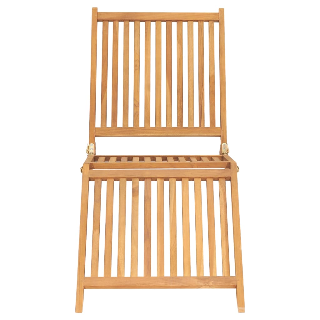 Tumbona De Madera Maciza De Teca
