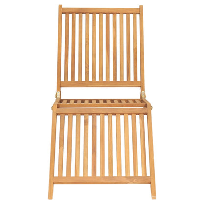 Tumbona De Madera Maciza De Teca