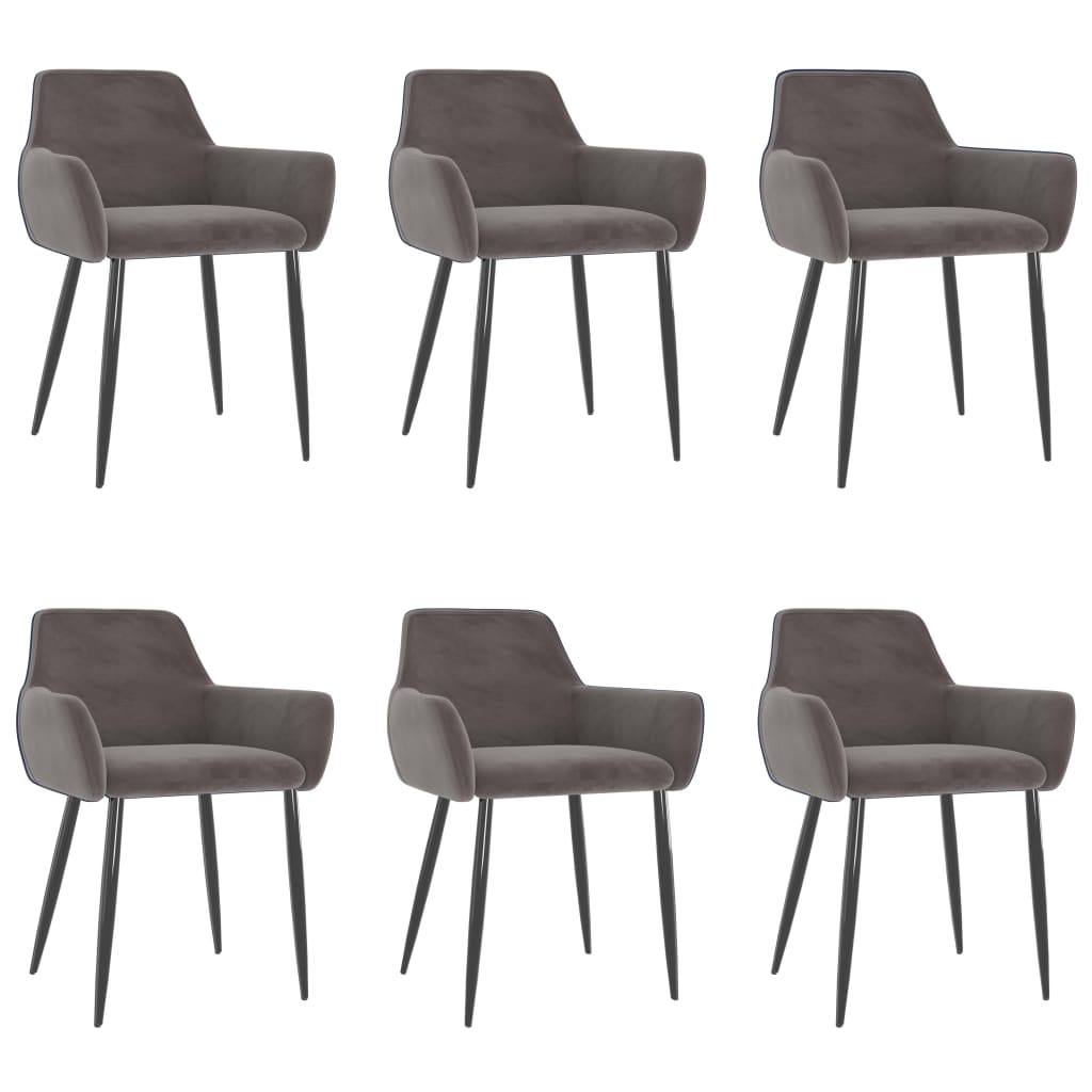 Sillas De Comedor 4 Unidades Terciopelo
