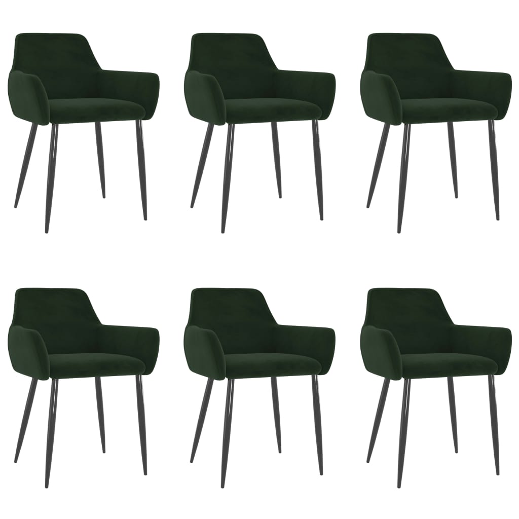 Sillas De Comedor 4 Unidades Terciopelo