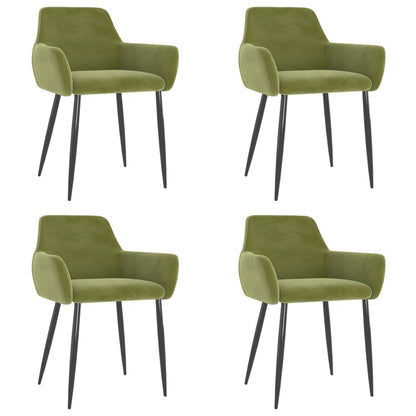 Sillas De Comedor 4 Unidades Terciopelo