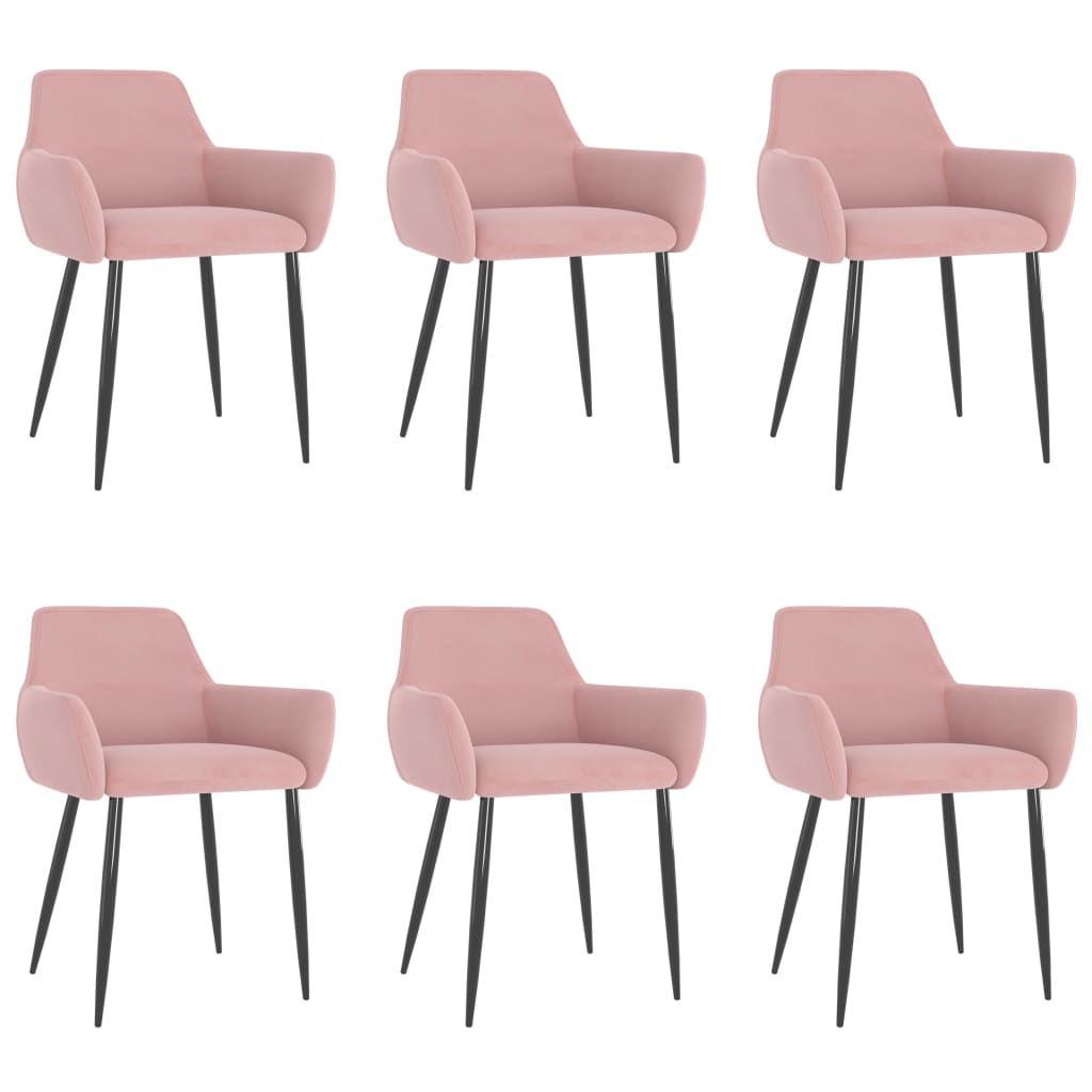 Sillas De Comedor 4 Unidades Terciopelo