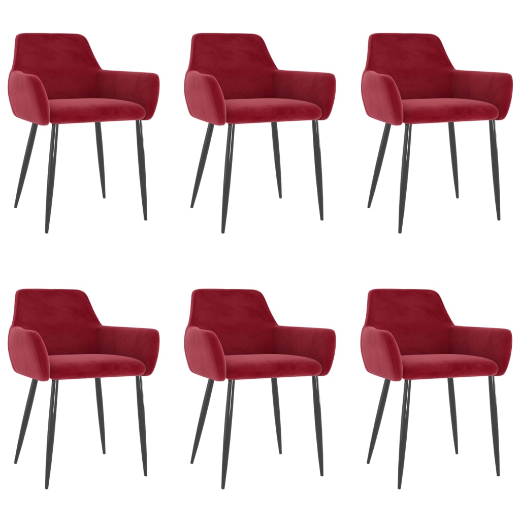 Sillas De Comedor 4 Unidades Terciopelo