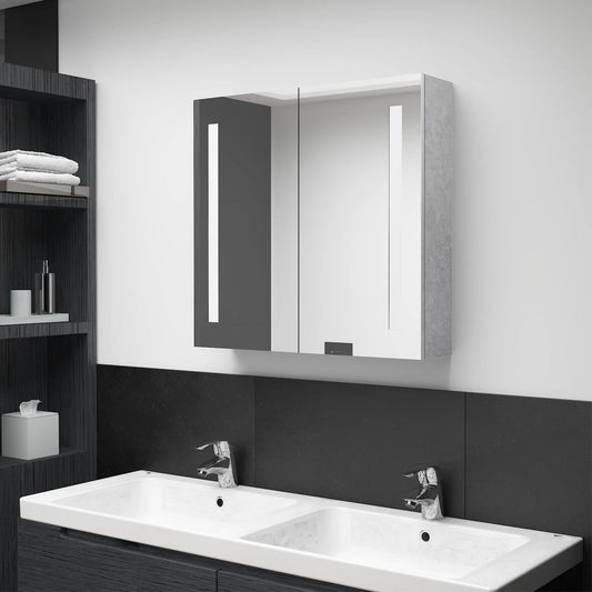 Armario De Baño Con Espejo Led