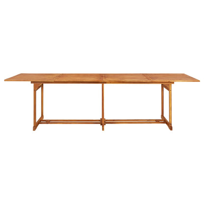 Mesa De Comedor Jardín 280X90X75 Cm Madera Maciza De Acacia
