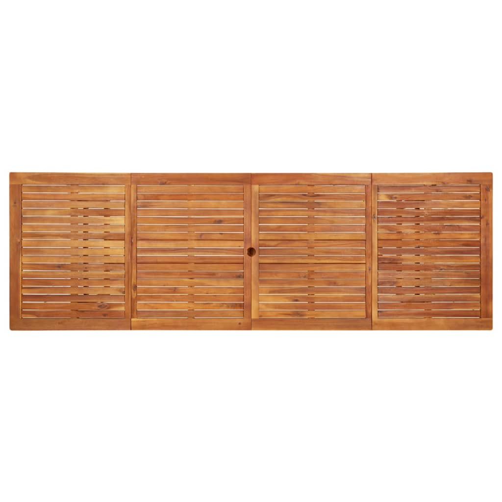 Mesa De Comedor Jardín 280X90X75 Cm Madera Maciza De Acacia
