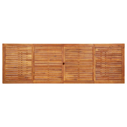Mesa De Comedor Jardín 280X90X75 Cm Madera Maciza De Acacia