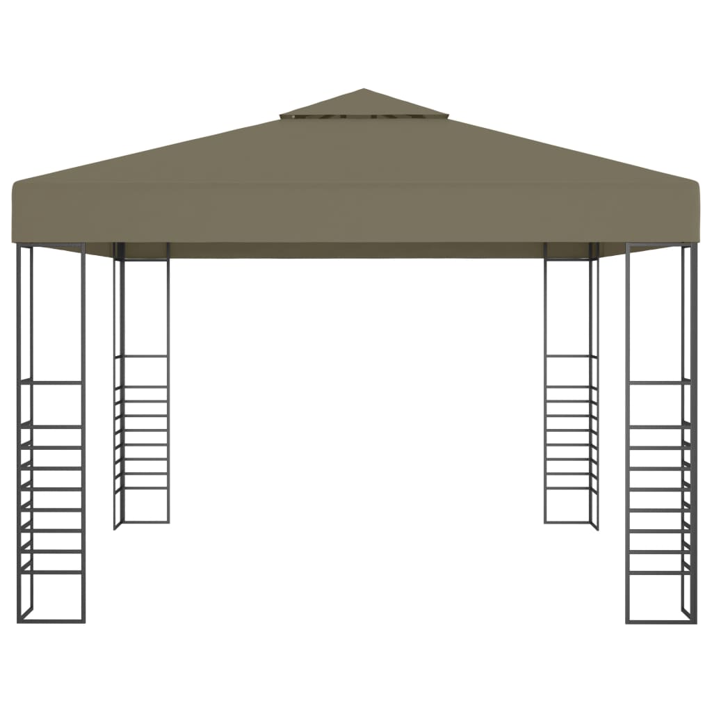 Carpa Cenador De Jardín Con Tira De Luz Led 3X3M 180 G/M²