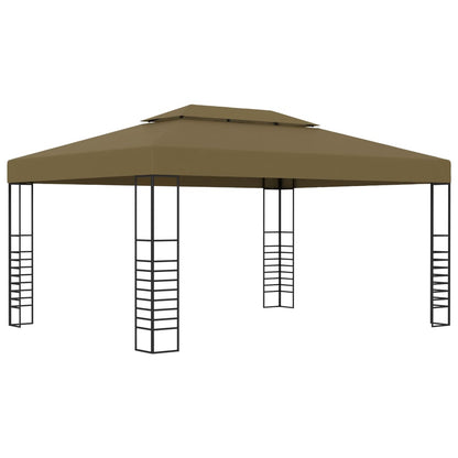 Carpa Cenador De Jardín Con Tira De Luz Led 3X4M 180 G/M²