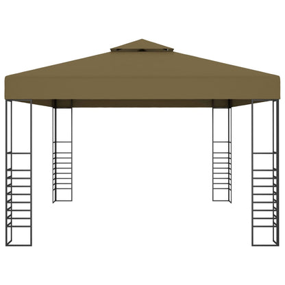 Carpa Cenador De Jardín Con Tira De Luz Led 3X4M 180 G/M²