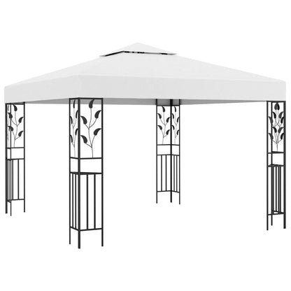 Carpa Cenador De Jardín Con Tira De Luz Led 3X3 M