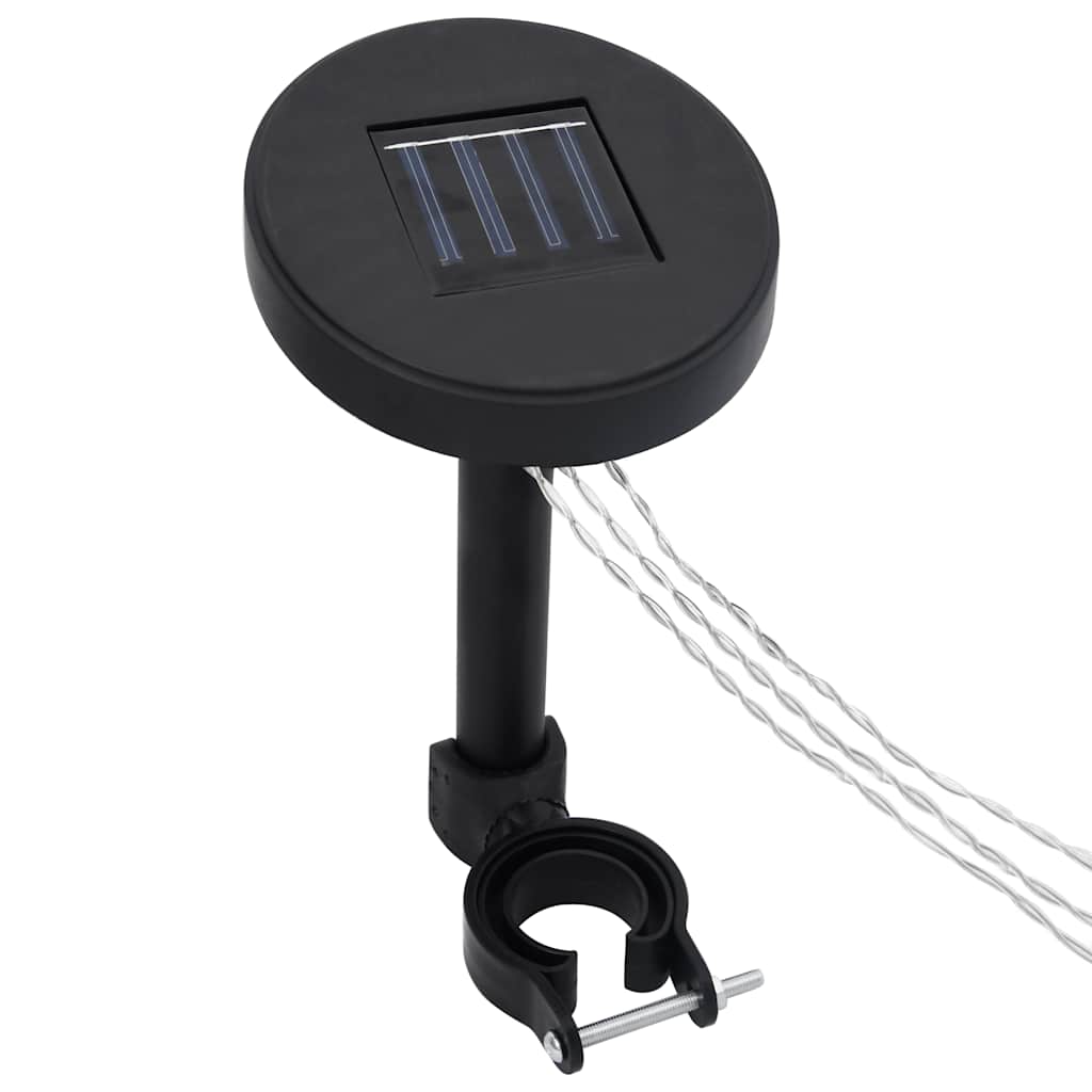 Cenador Doble Techo Y Tira De Luz Led Gris Taupe 3X4 M 180 G/M²