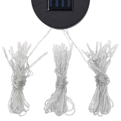Cenador Doble Techo Y Tira De Luz Led Gris Taupe 3X4 M 180 G/M²