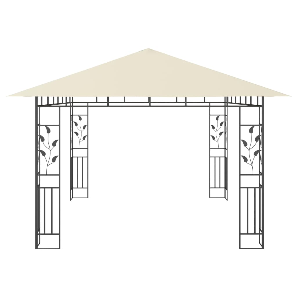 Cenador Con Mosquitera Y Tira Luz Led 4X3X2,73M 180 G/M²