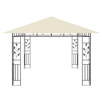 Cenador Con Mosquitera Y Tira Luz Led 4X3X2,73M 180 G/M²