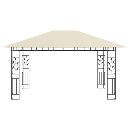 Cenador Con Mosquitera Y Tira Luz Led 4X3X2,73M 180 G/M²
