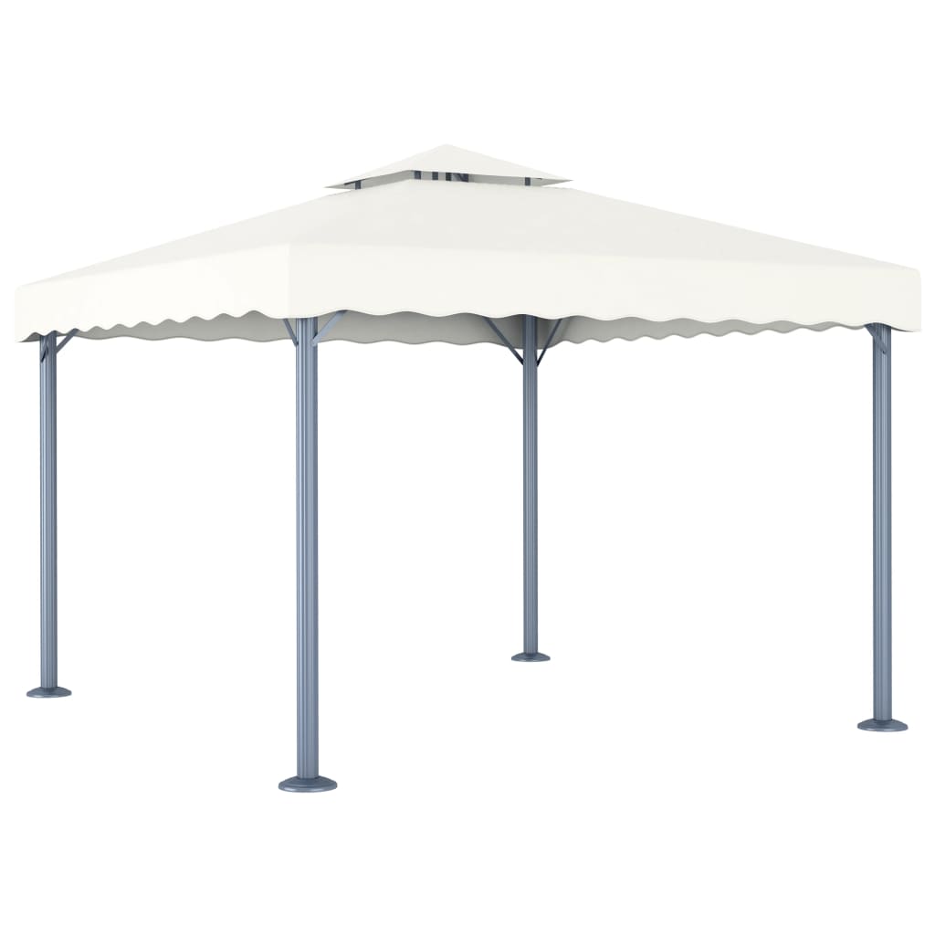 Cenador Con Tira De Luces Led Aluminio 300X300 Cm