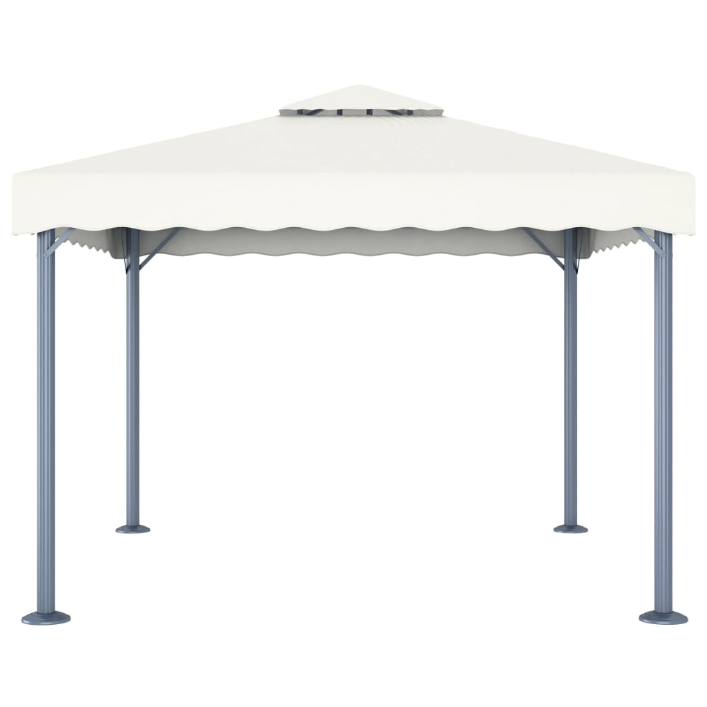 Cenador Con Tira De Luces Led Aluminio 300X300 Cm