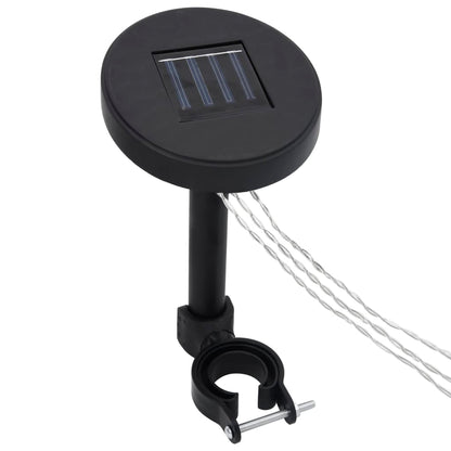 Cenador Con Cortina Y Tira De Luz Led Aluminio