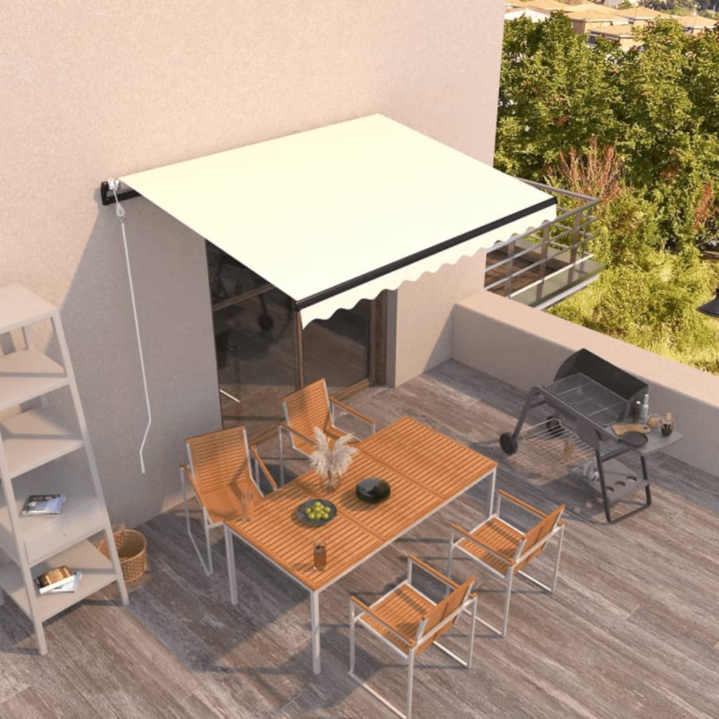 Toldo Retráctil Automático Gris