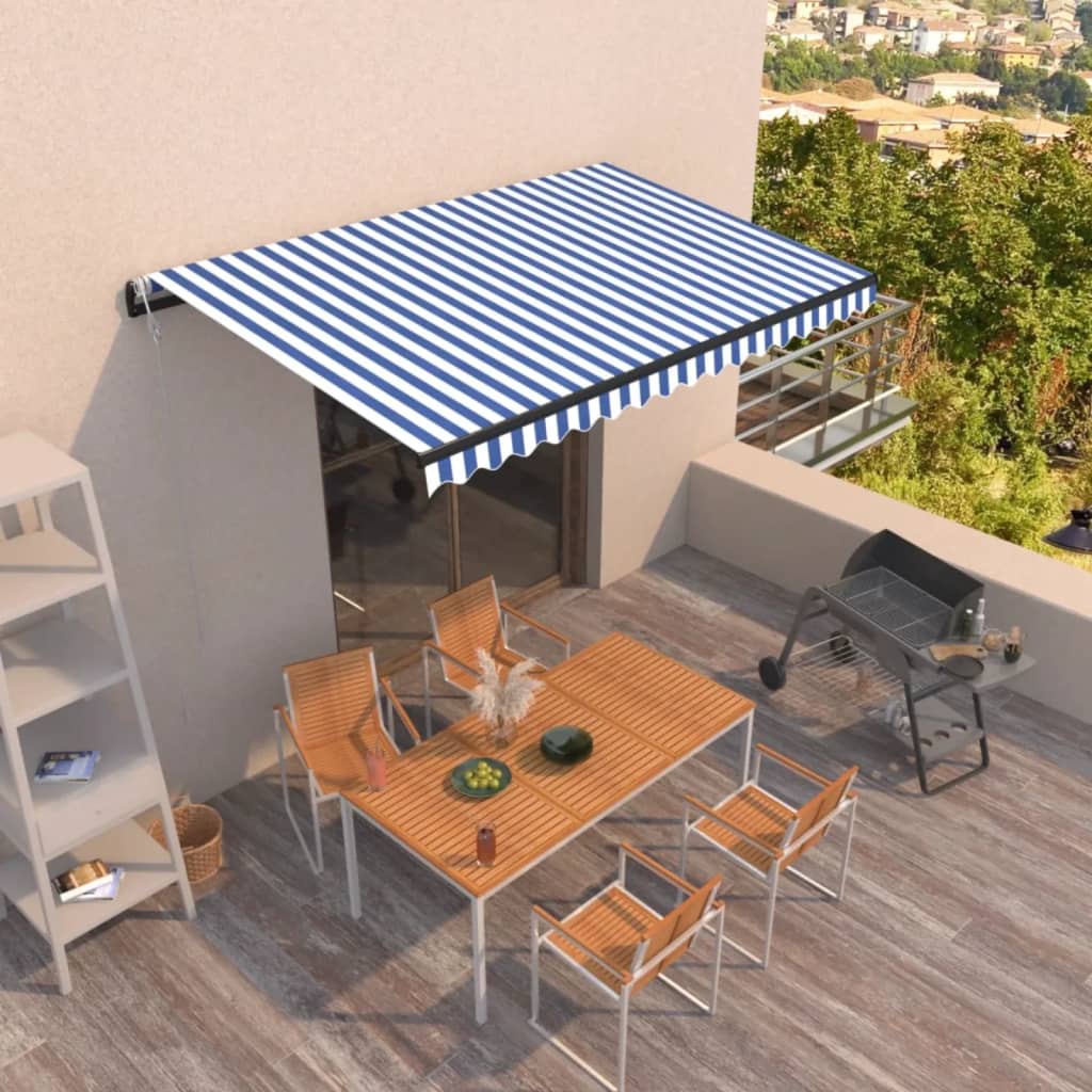 Toldo Retráctil Automático Gris