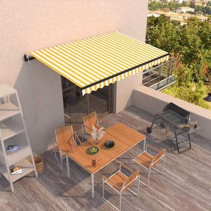 Toldo Retráctil Automático Gris