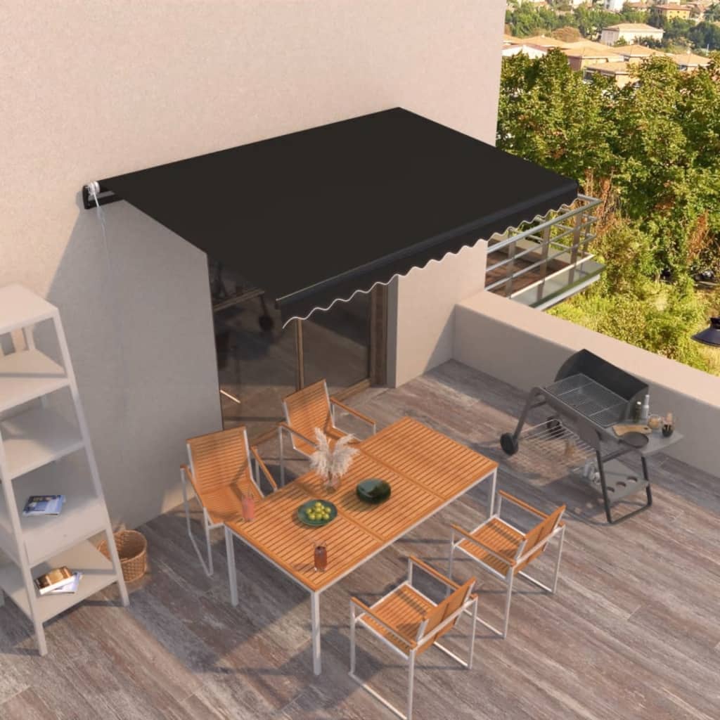 Toldo Retráctil Automático Gris