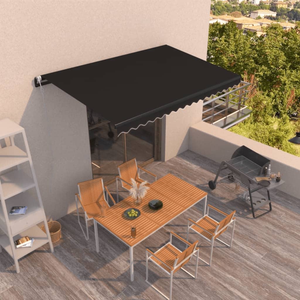 Toldo Retráctil Automático Gris