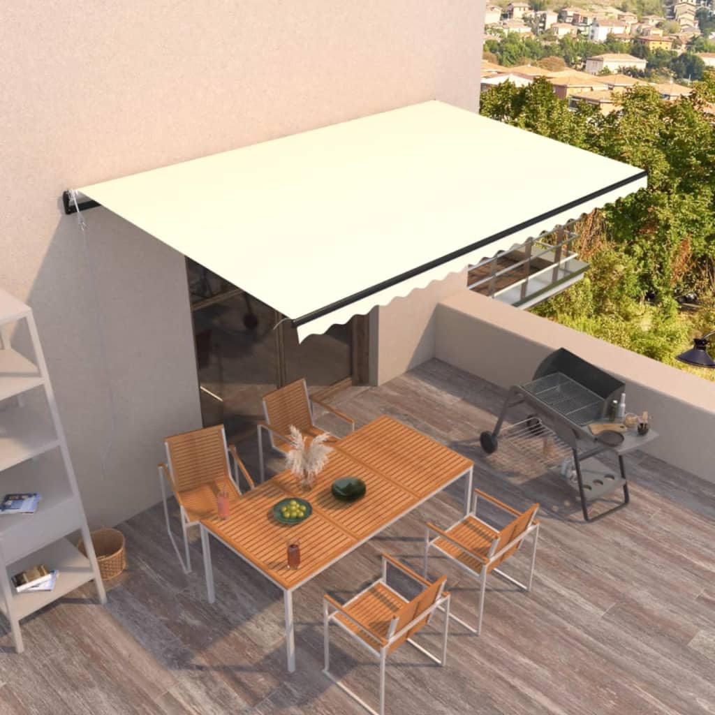 Toldo Retráctil Automático Gris