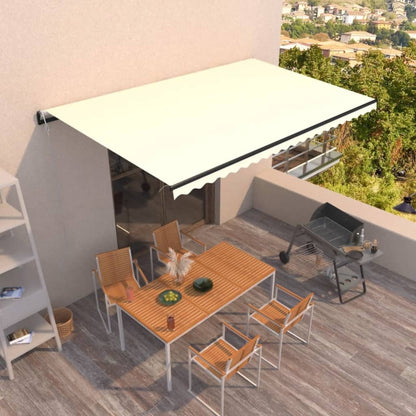Toldo Retráctil Automático Gris