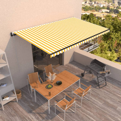 Toldo Retráctil Automático Gris