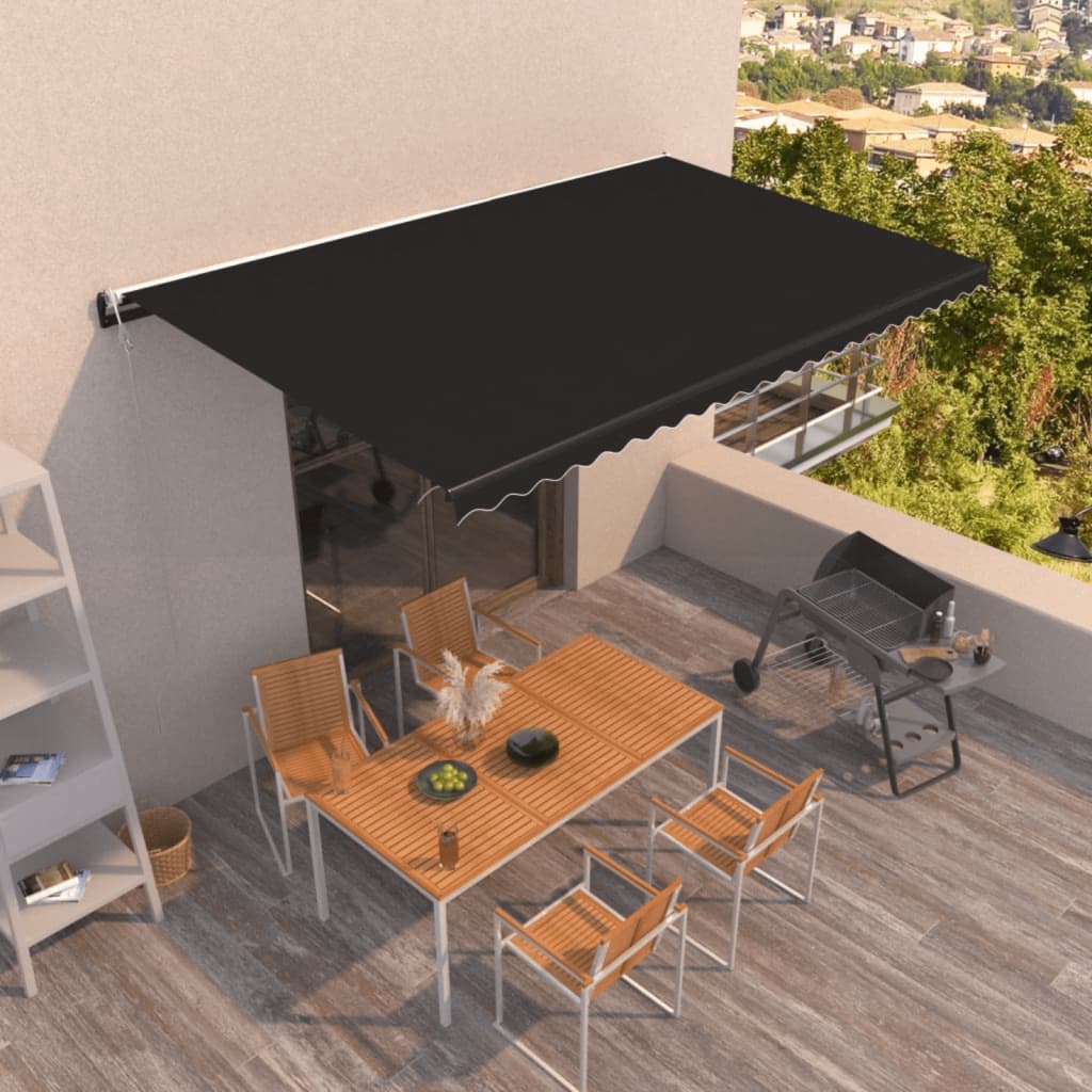 Toldo Retráctil Automático Gris