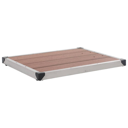 Ducha De Jardín Con Base 225 Cm Acero Inoxidable