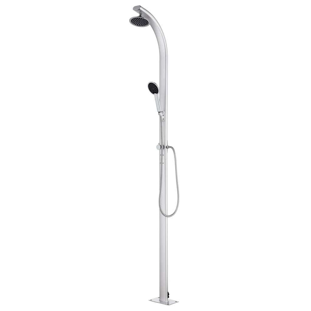 Ducha De Jardín Con Base 220 Cm Aluminio