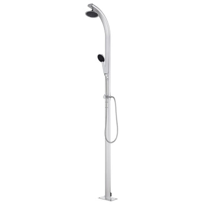 Ducha De Jardín Con Base 220 Cm Aluminio