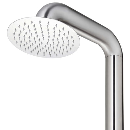 Ducha De Jardín Con Base 230 Cm Acero Inoxidable