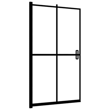 Mampara De Ducha Plegable Esg Negro