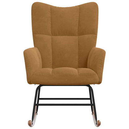 Silla Mecedora De Terciopelo